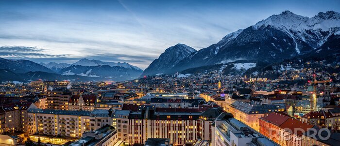 Bild Panorama der Stadt Innsbruck