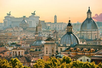 Panorama der Stadt Rom in Italien