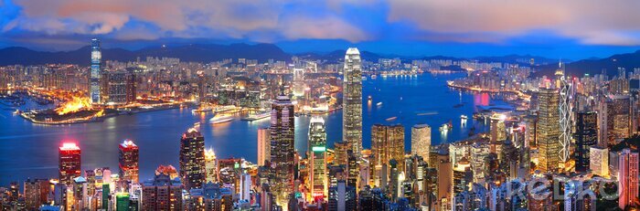 Bild Panorama Gebäude in Hongkong