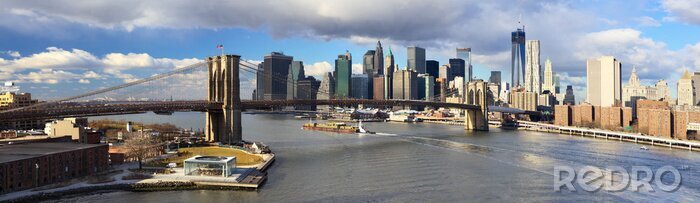 Bild Panorama mit Meerenge East River