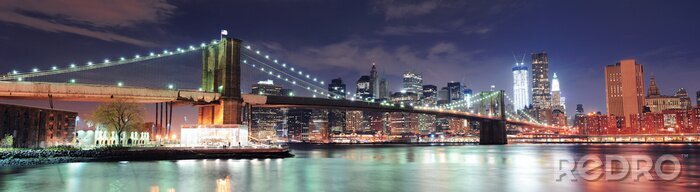 Bild Panorama nächtlicher Metropole