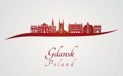Panorama von Gdańsk