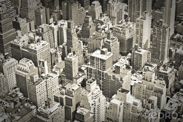 Bild Panorama von Gebäuden im Vintage-Stil