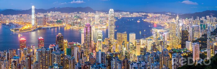 Bild Panorama von Hongkong