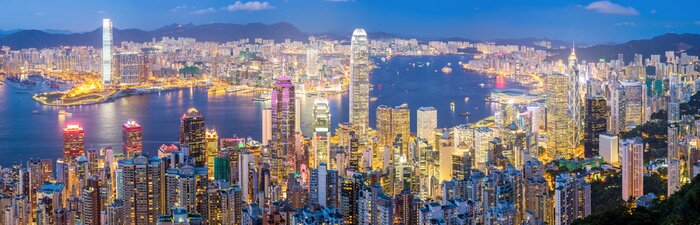 Bild Panorama von Hongkong