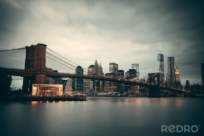Bild Panorama von Manhattan mit New York City