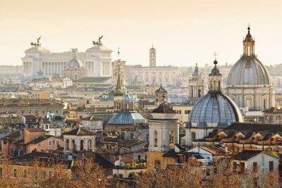Bild Panorama von Rom am Vormittag