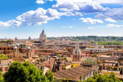 Bild Panorama von Rom an einem schönen Tag