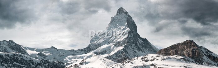 Bild Panoramic view to the majestic Matterhorn mountain, Valais, Switzerland