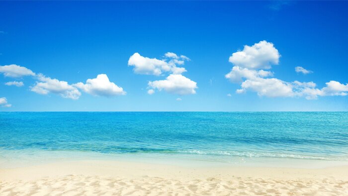 Bild Paradiesischer Blick aufs offene Meer