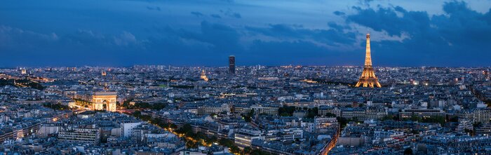 Bild Paris bei Nacht auf Panorama