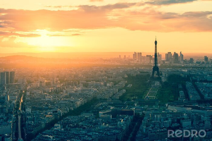 Bild Paris bei Sonnenuntergang