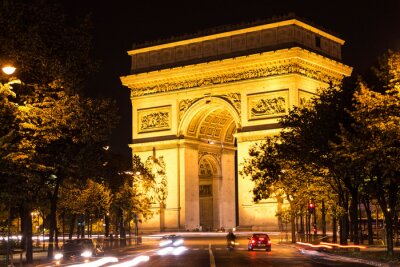 Bild Paris berühmter Arc de Triomphe