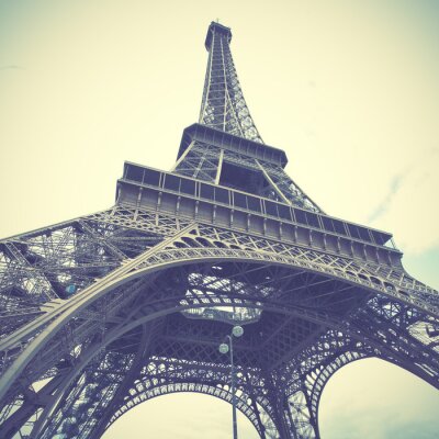 Paris Eiffelturm in Sepia