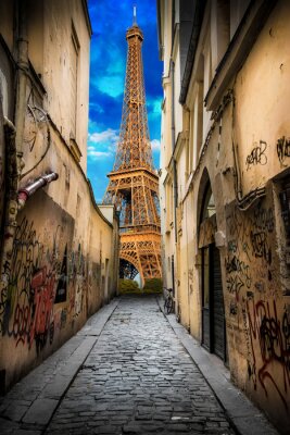 Pariser Eiffelturm Straßen