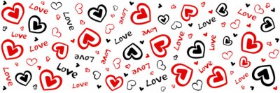 Bild pattern love and heart, backgrounds love, wallpaper font and heart