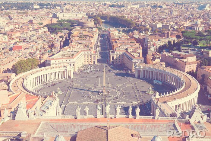 Bild Petersplatz im Vatikan
