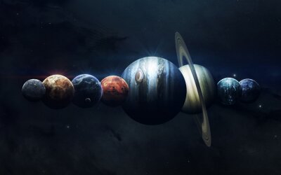Bild Planeten in Reihenfolge
