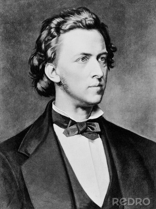 Bild Porträt des Künstlers Frederic Chopin