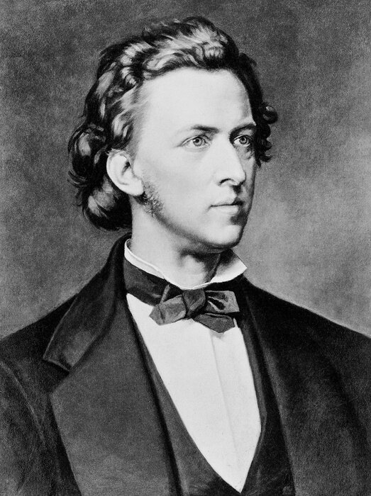 Bild Porträt des Künstlers Frederic Chopin