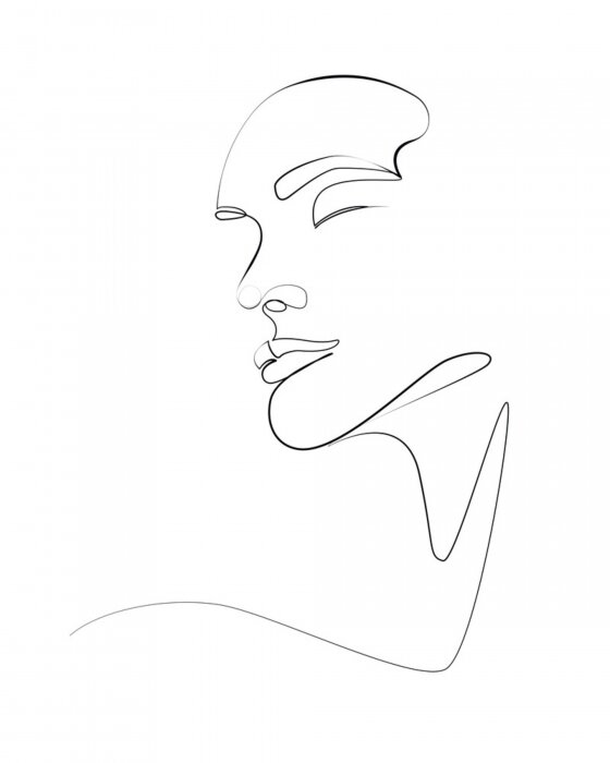 Bild Porträt einer Frau XXL