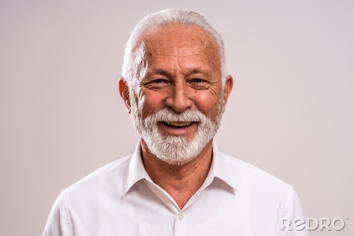 Bild Porträt eines alten Mannes mit Bart