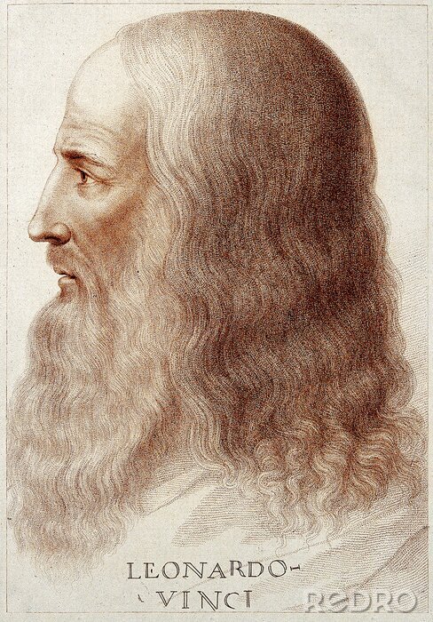 Bild Porträt von Leonardo Da Vinci