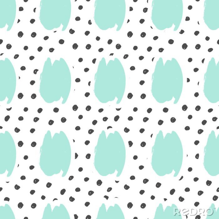 Bild Punkte und Kreise auf weißem Hintergrund