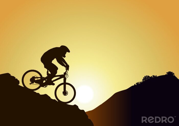 Bild Radfahren Zeichnung