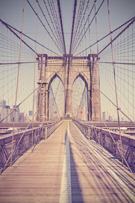 Räumliche Ansicht der NYC Bridge