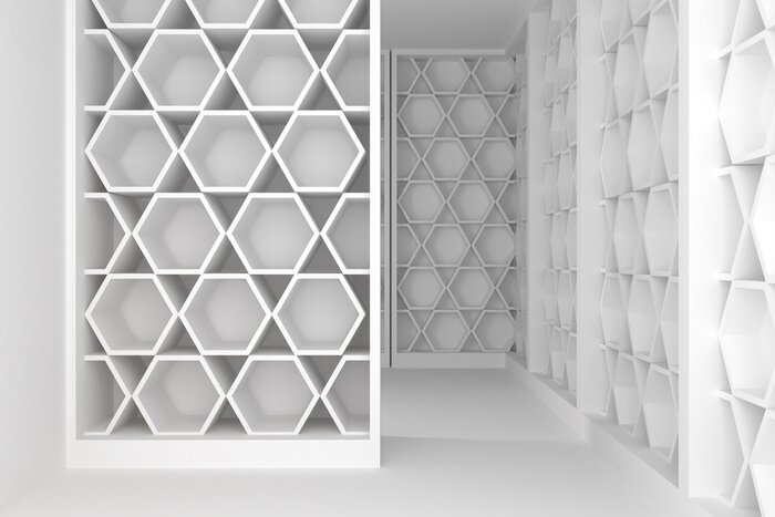 Bild Räumliche Konstruktion der Schränke