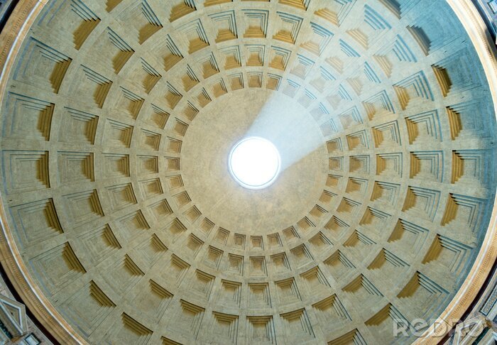 Bild Räumliches Gewölbe des Pantheons