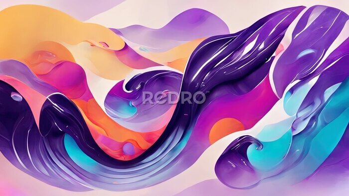 Bild Reibungslose Farbübertragung