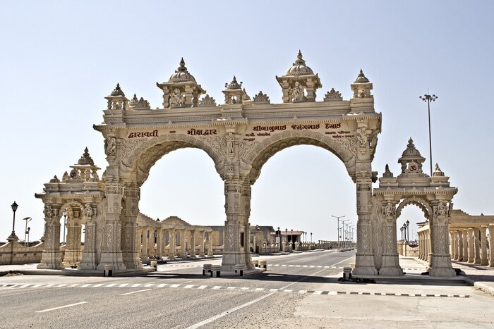 Bild Reich verziertes Tor in Asien