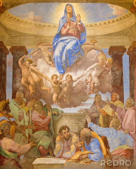 Bild Religiöse Fresken in einer römischen Kirche