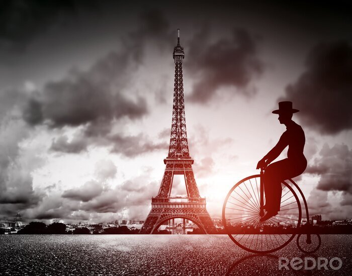 Bild Retro Eiffelturm