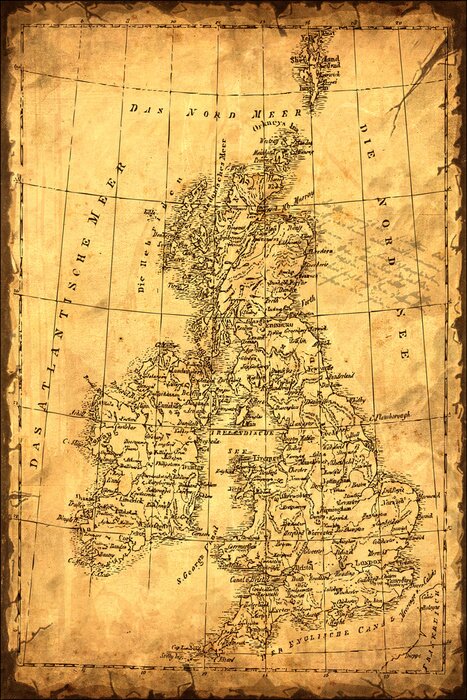 Bild Retro Poster - England