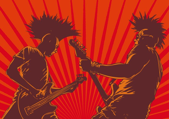 Bild Retro-Punk-Musik