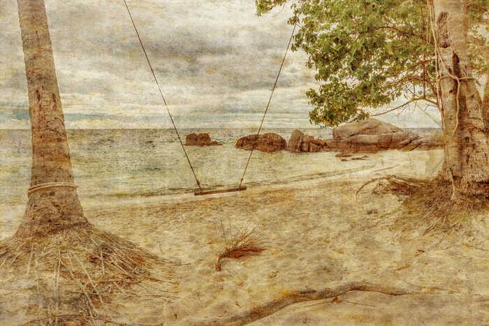 Bild Retro sandiger Strand