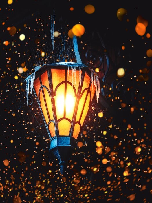 Bild Retro Straßenlaternen