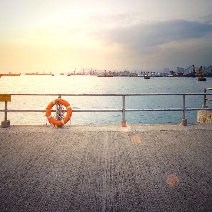 Bild Rettungsring am Steg