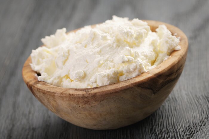 Bild Ricotta-Käse in der Schale