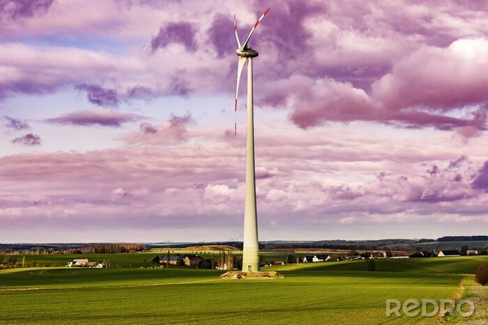 Bild Riesige Windturbine