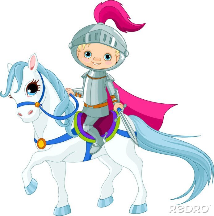 Bild Ritter auf Pferd