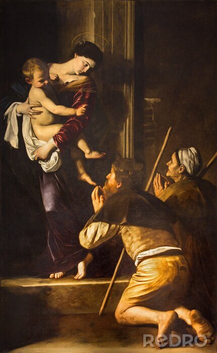Bild Römisches Fresko von Caravaggio