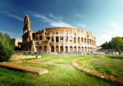 Bild Rom Architektur und Kolosseum
