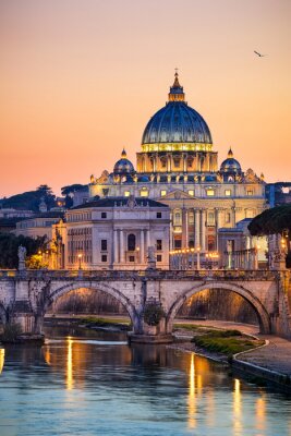 Rom bei Nacht und am Abend