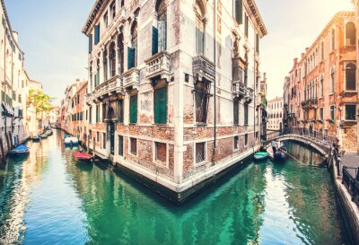 Romantische Straßen von Venedig