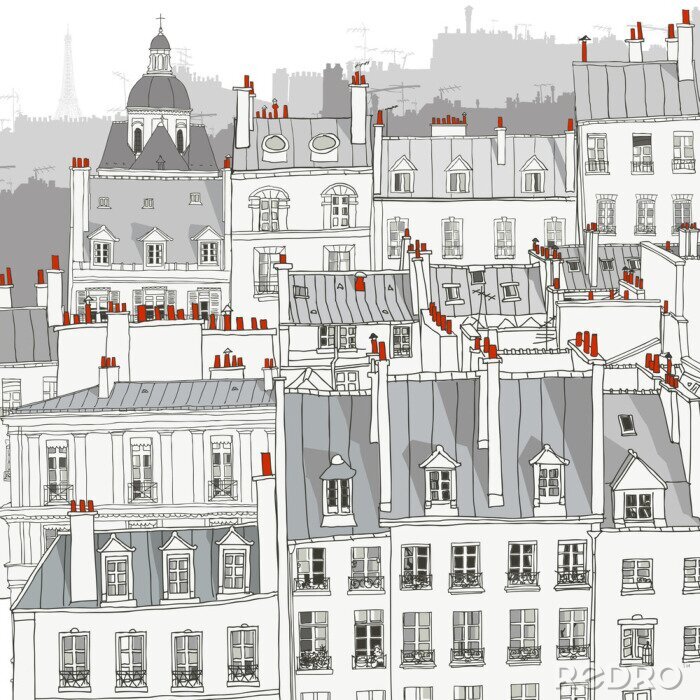 Bild Roofs of Paris