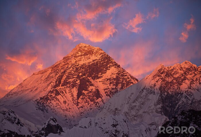 Bild Rosa Blick auf Mount Everest